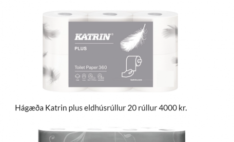 Klósettpappír og eldhúsrúllusala Knattspyrnudeildar Hvatar